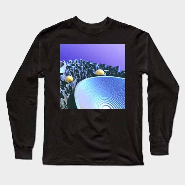 Macro Spores #2 Long Sleeve T-Shirt by perkinsdesigns